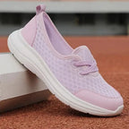 Walking Shoes Three-Zone Footbed Breathable Slip-On