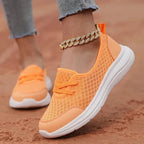 Walking Shoes Three-Zone Footbed Breathable Slip-On