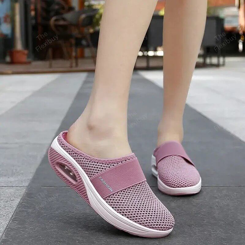 Walking Sneakers Air-Cushion Sole Breathable Mesh