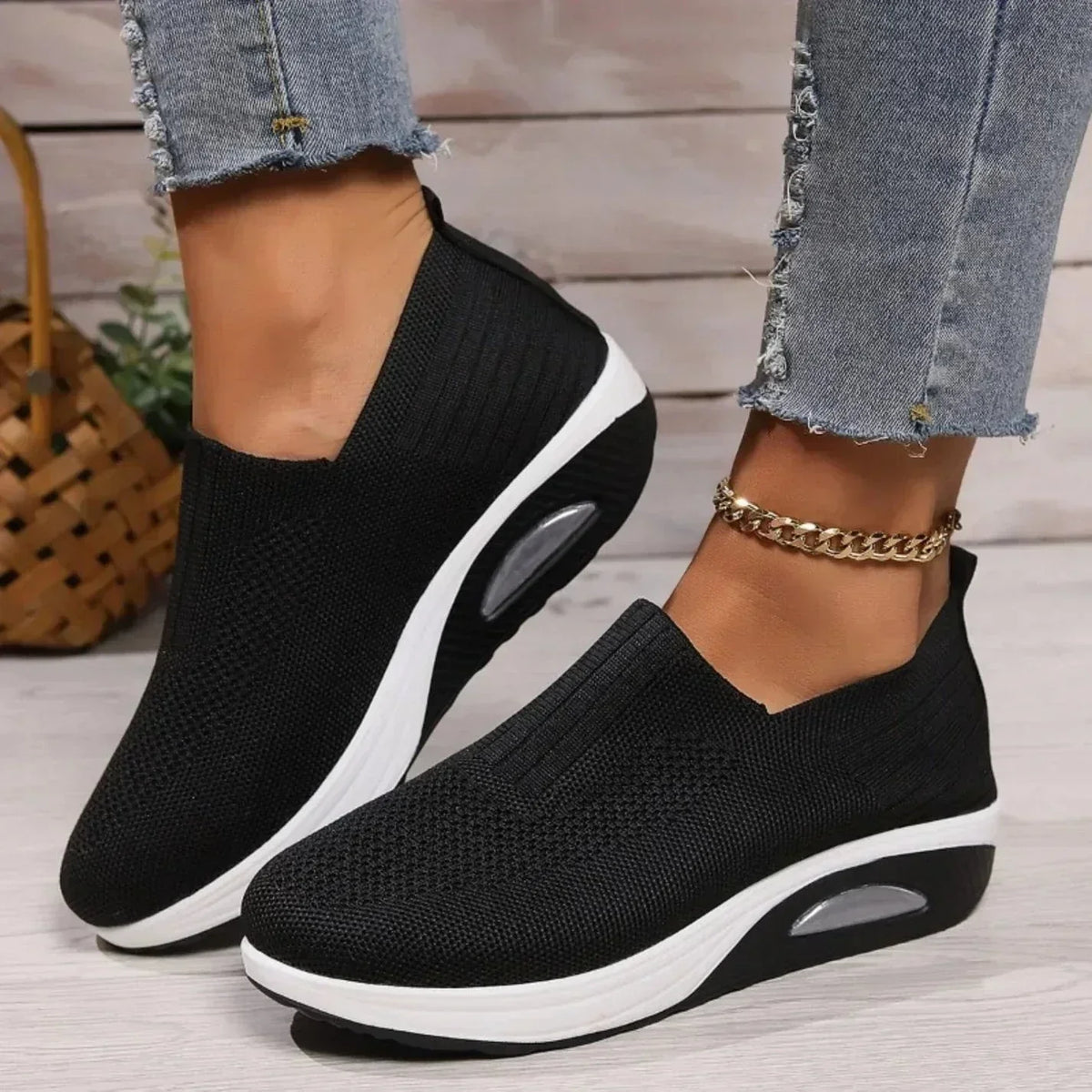 Walking Sneakers Ergonomic Arch Support & Cushioned Sole