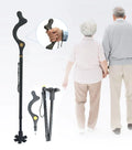 Walking Stick Adjustable 12 Heights Rotating Tip