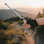 Walking Stick Automatic Unfolding Aluminum Non-Slip Handle
