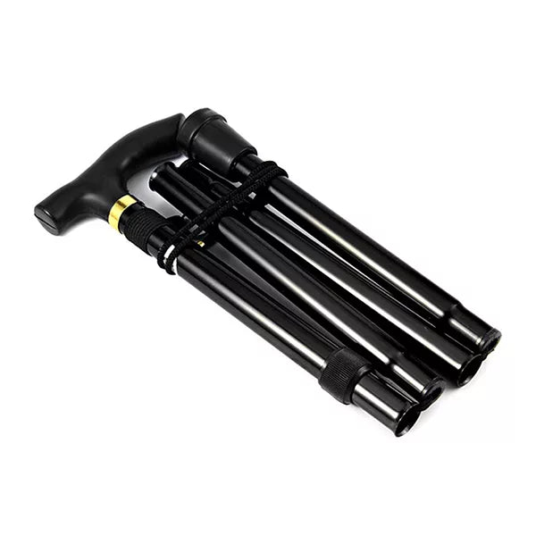 Walking Stick Telescopic Foldable Aluminum Non-Slip Tip