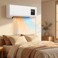 Wall Air Conditioner 4-In-1 Whisper-Quiet Remote & Timer
