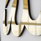 Wall Art Teardrop Arabic Calligraphy Wood & Acrylic