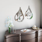 Wall Art Teardrop Arabic Calligraphy Wood & Acrylic