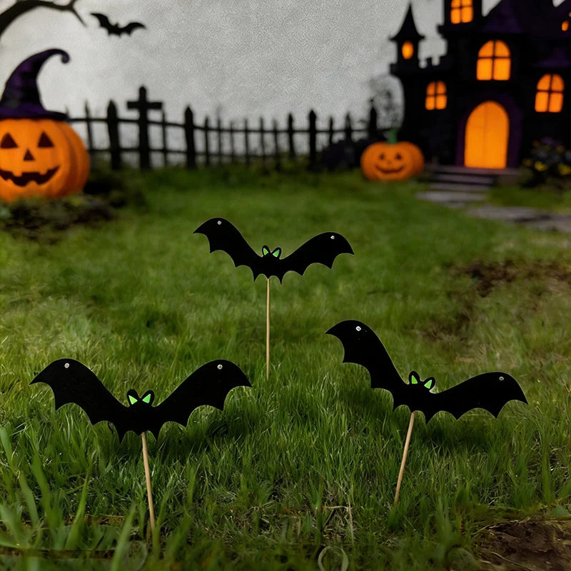 Wall Bats Glow-In-The-Dark Easy Mounting