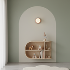 Wall & Ceiling Light Frosted Glass Globe Painted Iron