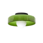 Wall & Ceiling Light Matte Glass Low-Profile