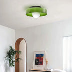 Wall & Ceiling Light Matte Glass Low-Profile