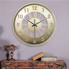 Wall Clock 16 Inch Iron Frame Silent Movement