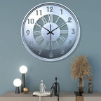 Wall Clock 16 Inch Iron Frame Silent Movement