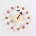 Wall Clock 3D Ball Design Silicone Finish Silent Quartz