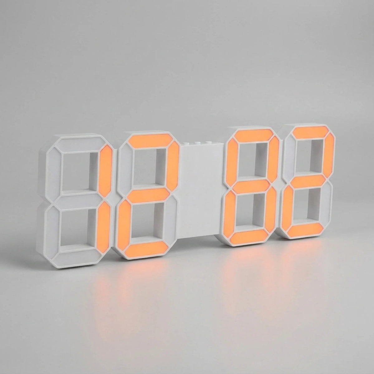 Wall Clock 3D LED Customizable Lighting USB Powered
