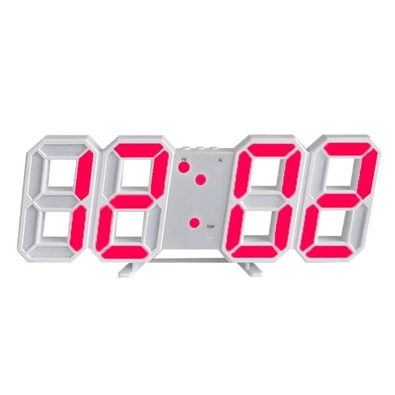 Wall Clock 3D LED Customizable Lighting USB Powered