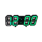 Wall Clock 3D LED Customizable Lighting USB Powered