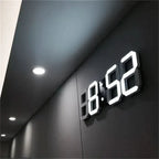 Wall Clock 3D LED Customizable Lighting USB Powered