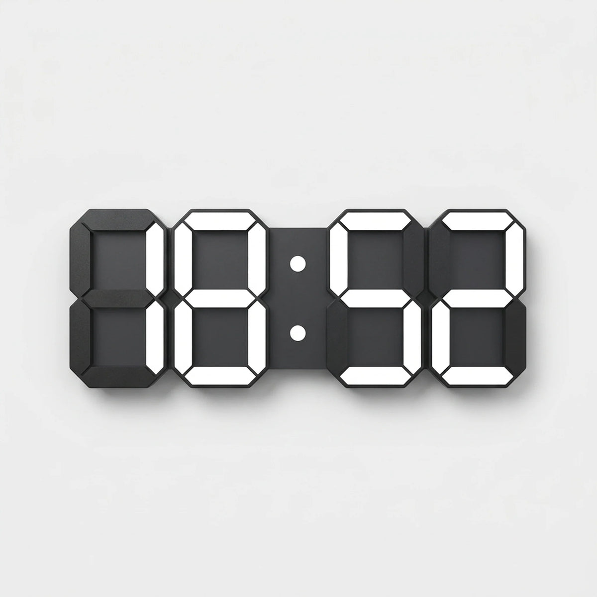 Wall Clock 3D LED Customizable Lighting USB Powered