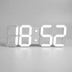 Wall Clock 3D LED Customizable Lighting USB Powered