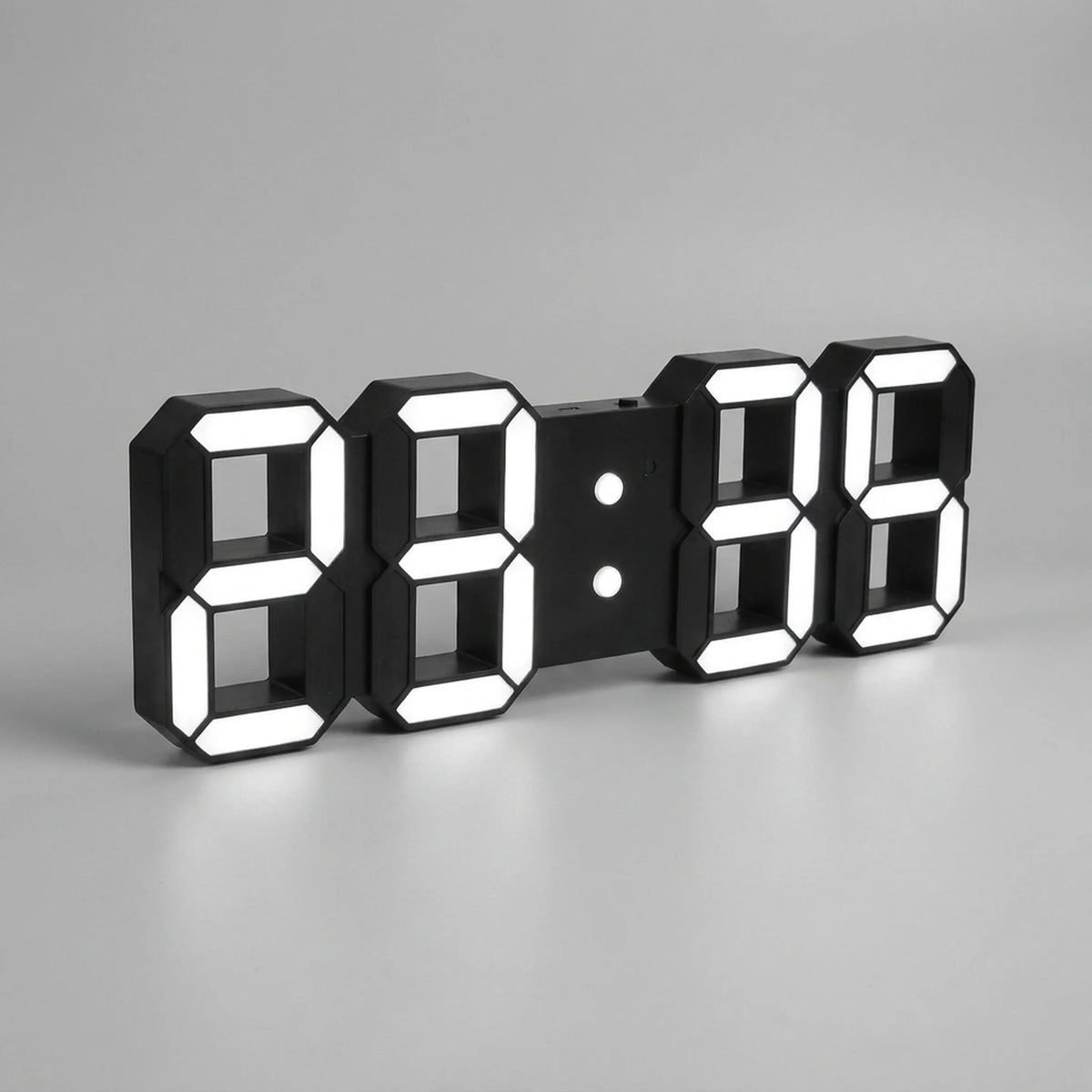 Wall Clock 3D LED Customizable Lighting USB Powered