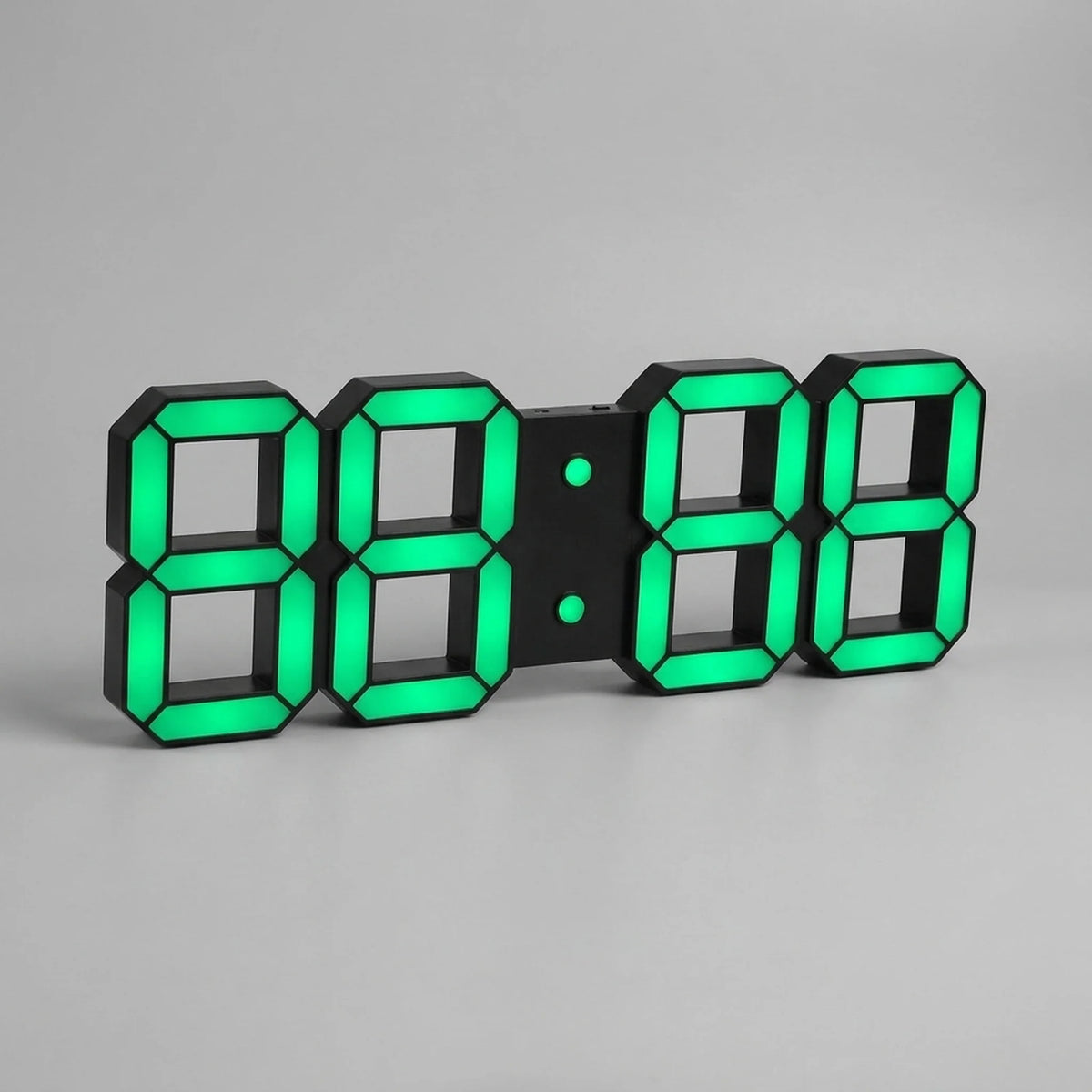Wall Clock 3D LED Customizable Lighting USB Powered
