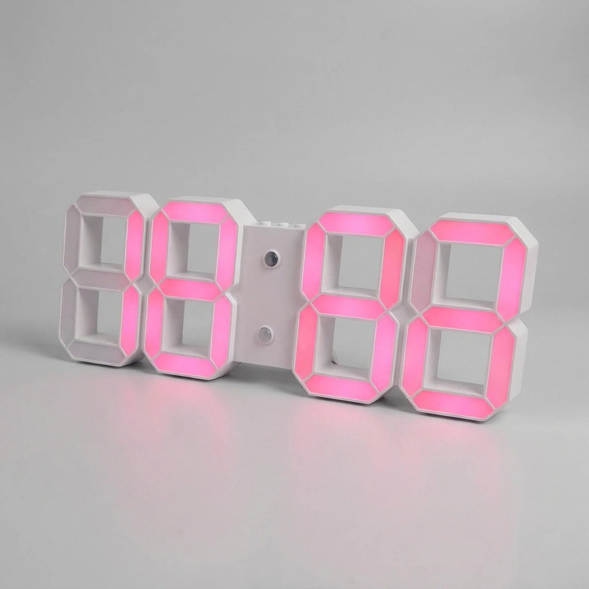 Wall Clock 3D LED Customizable Lighting USB Powered