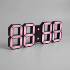 Wall Clock 3D LED Customizable Lighting USB Powered