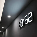 Wall Clock 3D LED Dimmable USB Powered