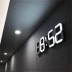 Wall Clock 3D LED Dimmable USB Powered