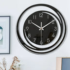Wall Clock Black Acrylic Silent Movement