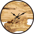Wall Clock Epoxy Frame Wood Core Silent Movement