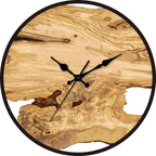 Wall Clock Epoxy Frame Wood Core Silent Movement