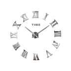 Wall Clock Geometric Mirror Finish & 3D Acrylic