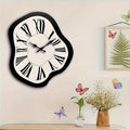 Wall Clock Irregular Wooden Geometric Silent Quartz Movement