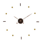 Wall Clock Minimalist 3D Design Silent Quartz Customizable Layout