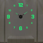 Wall Clock Minimalist 3D Detached Numbers 60-100cm