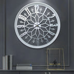 Wall Clock Minimalist Iron Frame 40cm