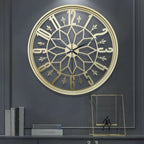 Wall Clock Minimalist Iron Frame 40cm