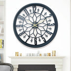 Wall Clock Minimalist Iron Frame 40cm