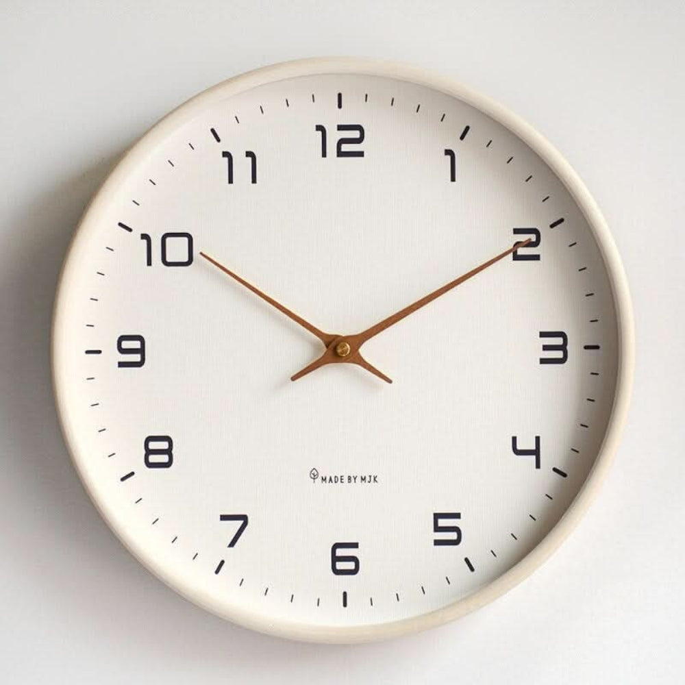 Wall Clock Minimalist Wooden Silent Movement