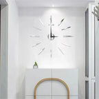 Wall Clock Mirror-Finish Acrylic Quartz