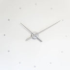 Wall Clock Modern Metal Frame Quartz Movement
