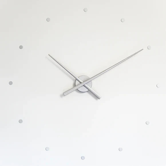 Wall Clock Modern Metal Frame Quartz Movement