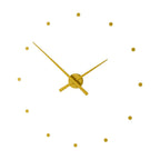 Wall Clock Modern Metal Frame Quartz Movement