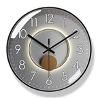 Wall Clock Modern Nordic Quartz Movement & Glass Face