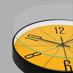 Wall Clock Modern Nordic Quartz Movement & Glass Face