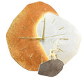 Wall Clock Natural Wood Silent Movement Organic Design