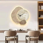 Wall Clock Natural Wood Silent Movement Organic Design