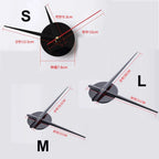 Wall Clock Oversized Mirror Finish Quartz Movement