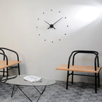 Wall Clock Scandinavian Metal Quartz Movement 50 Cm